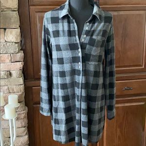 Soft Surroundings Long Sleeve Button Tunic